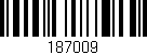 Código de barras (EAN, GTIN, SKU, ISBN): '187009'