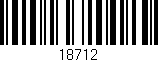 Código de barras (EAN, GTIN, SKU, ISBN): '18712'