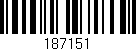 Código de barras (EAN, GTIN, SKU, ISBN): '187151'