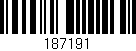 Código de barras (EAN, GTIN, SKU, ISBN): '187191'