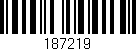 Código de barras (EAN, GTIN, SKU, ISBN): '187219'