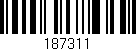 Código de barras (EAN, GTIN, SKU, ISBN): '187311'