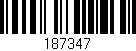 Código de barras (EAN, GTIN, SKU, ISBN): '187347'