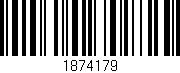 Código de barras (EAN, GTIN, SKU, ISBN): '1874179'