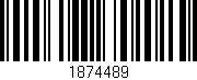 Código de barras (EAN, GTIN, SKU, ISBN): '1874489'