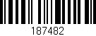Código de barras (EAN, GTIN, SKU, ISBN): '187482'