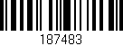 Código de barras (EAN, GTIN, SKU, ISBN): '187483'