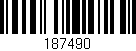 Código de barras (EAN, GTIN, SKU, ISBN): '187490'