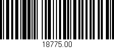 Código de barras (EAN, GTIN, SKU, ISBN): '18775.00'