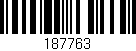 Código de barras (EAN, GTIN, SKU, ISBN): '187763'