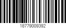 Código de barras (EAN, GTIN, SKU, ISBN): '18779009392'