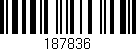 Código de barras (EAN, GTIN, SKU, ISBN): '187836'