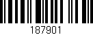 Código de barras (EAN, GTIN, SKU, ISBN): '187901'