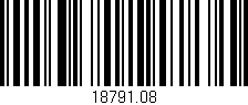 Código de barras (EAN, GTIN, SKU, ISBN): '18791.08'