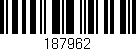 Código de barras (EAN, GTIN, SKU, ISBN): '187962'