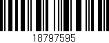 Código de barras (EAN, GTIN, SKU, ISBN): '18797595'