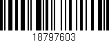 Código de barras (EAN, GTIN, SKU, ISBN): '18797603'