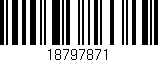 Código de barras (EAN, GTIN, SKU, ISBN): '18797871'