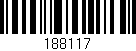 Código de barras (EAN, GTIN, SKU, ISBN): '188117'