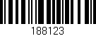 Código de barras (EAN, GTIN, SKU, ISBN): '188123'