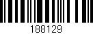 Código de barras (EAN, GTIN, SKU, ISBN): '188129'