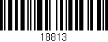 Código de barras (EAN, GTIN, SKU, ISBN): '18813'