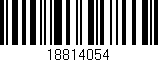 Código de barras (EAN, GTIN, SKU, ISBN): '18814054'