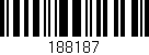 Código de barras (EAN, GTIN, SKU, ISBN): '188187'