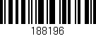 Código de barras (EAN, GTIN, SKU, ISBN): '188196'