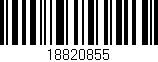 Código de barras (EAN, GTIN, SKU, ISBN): '18820855'