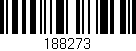 Código de barras (EAN, GTIN, SKU, ISBN): '188273'