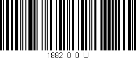 Código de barras (EAN, GTIN, SKU, ISBN): '1882_0_0_U'