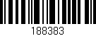 Código de barras (EAN, GTIN, SKU, ISBN): '188383'