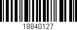 Código de barras (EAN, GTIN, SKU, ISBN): '18840127'