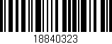 Código de barras (EAN, GTIN, SKU, ISBN): '18840323'
