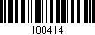 Código de barras (EAN, GTIN, SKU, ISBN): '188414'