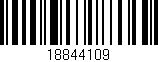 Código de barras (EAN, GTIN, SKU, ISBN): '18844109'