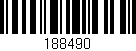 Código de barras (EAN, GTIN, SKU, ISBN): '188490'