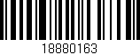 Código de barras (EAN, GTIN, SKU, ISBN): '18880163'