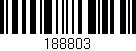 Código de barras (EAN, GTIN, SKU, ISBN): '188803'