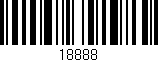 Código de barras (EAN, GTIN, SKU, ISBN): '18888'