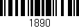 Código de barras (EAN, GTIN, SKU, ISBN): '1890'