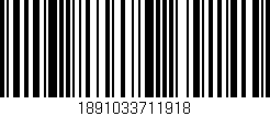 Código de barras (EAN, GTIN, SKU, ISBN): '1891033711918'