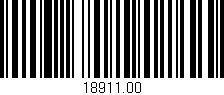 Código de barras (EAN, GTIN, SKU, ISBN): '18911.00'