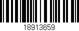Código de barras (EAN, GTIN, SKU, ISBN): '18913659'