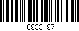 Código de barras (EAN, GTIN, SKU, ISBN): '18933197'