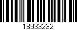 Código de barras (EAN, GTIN, SKU, ISBN): '18933232'