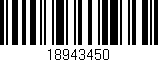 Código de barras (EAN, GTIN, SKU, ISBN): '18943450'