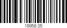 Código de barras (EAN, GTIN, SKU, ISBN): '18956.05'
