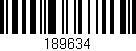 Código de barras (EAN, GTIN, SKU, ISBN): '189634'